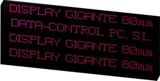 displays led alfanum�ricos